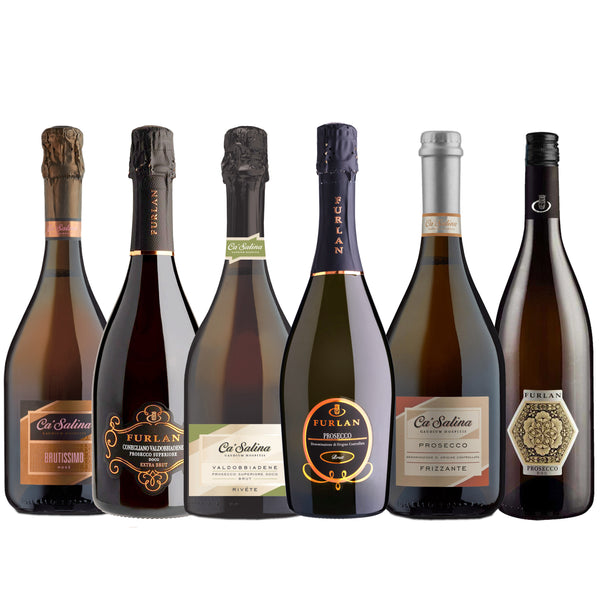 Low Sugar Mixed Case of Prosecco and Sparkling Wine