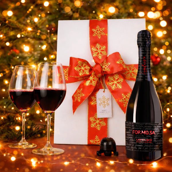 Formosa Lambrusco Sparkling Red Wine Premium Christmas Gift Set