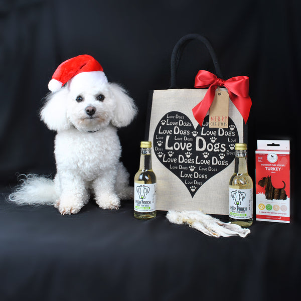 Love Dogs Christmas Treat Bag Hamper