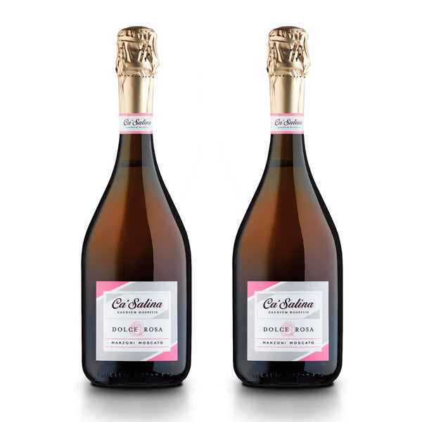 Ca'Salina Sparkling Pink Moscato Wine Sweet