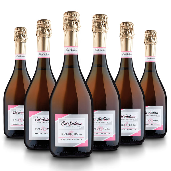 Ca'Salina Sparkling Pink Moscato Wine Sweet