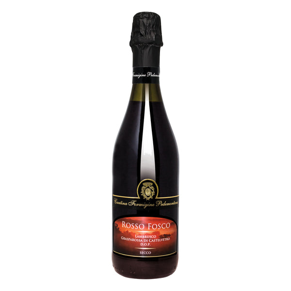Rosso Fosco Lambrusco Grasparossa Sparkling Red Wine Secco Dry