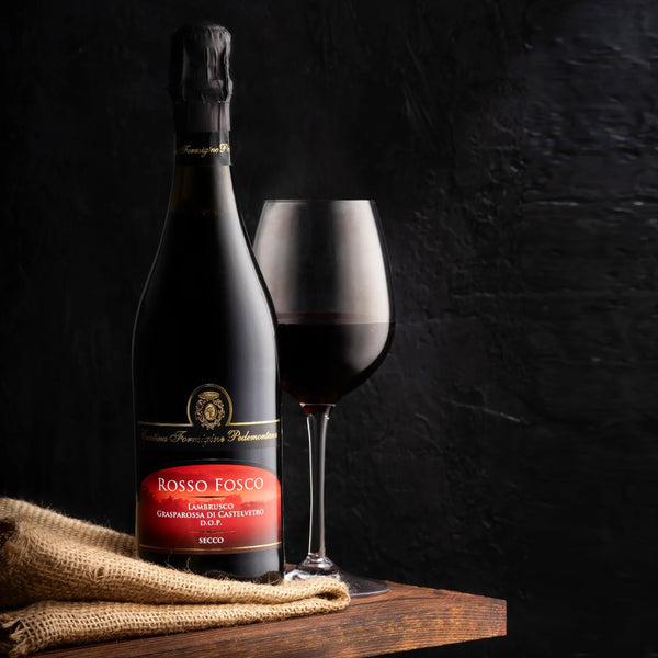 Rosso Fosco Lambrusco Grasparossa Sparkling Red Wine Secco Dry