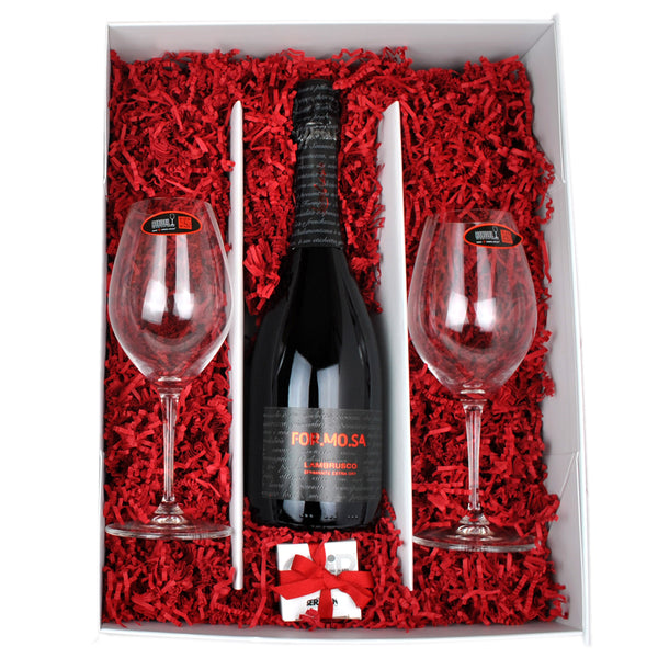 Formosa Lambrusco Sparkling Red Wine Premium Christmas Gift Set