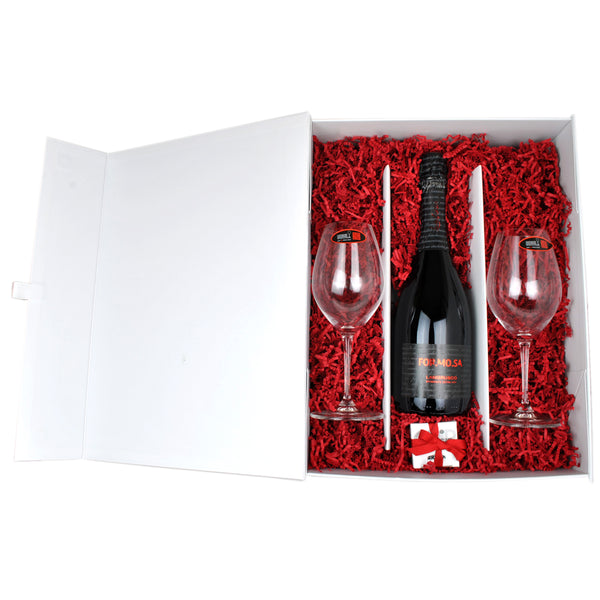 Formosa Lambrusco Sparkling Red Wine Premium Christmas Gift Set