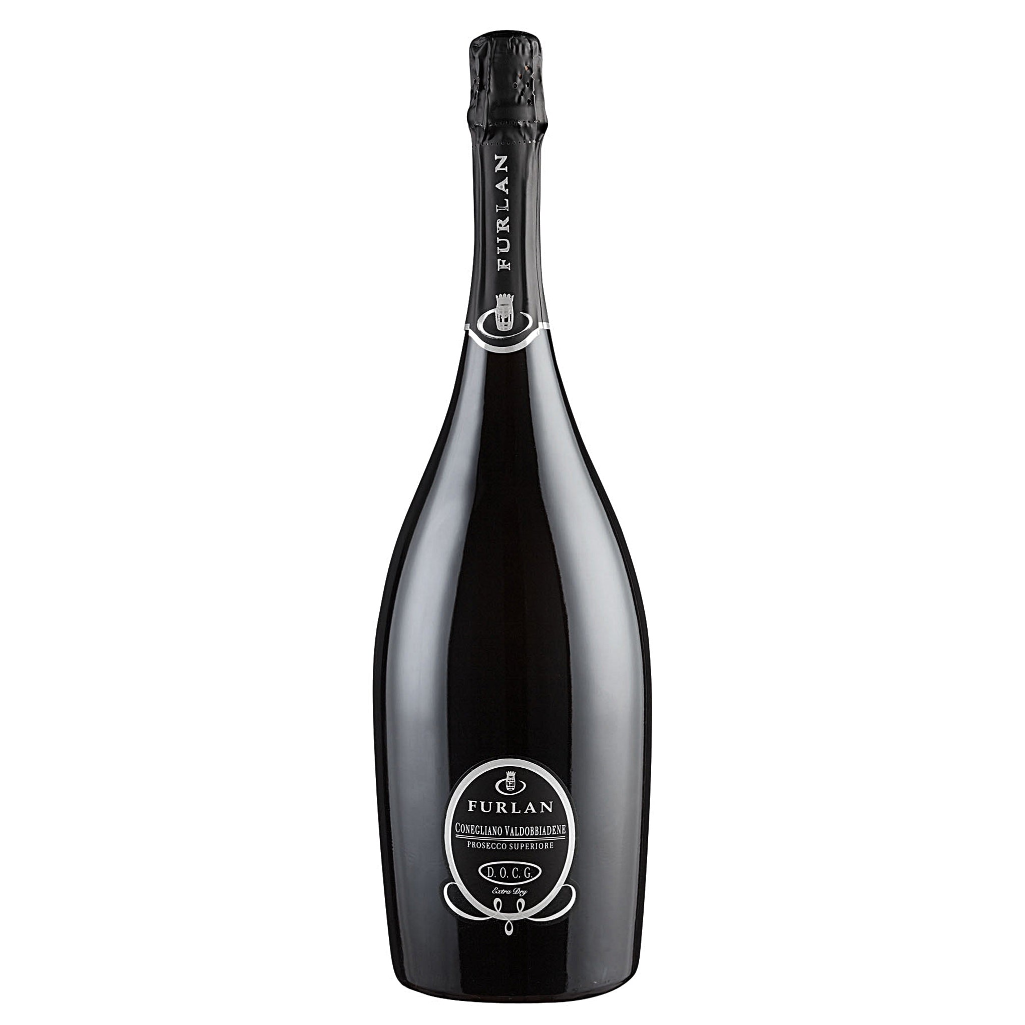 Furlan Magnum of Prosecco Superiore Black Bottle 1.5 litres